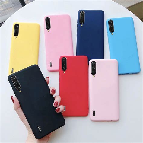 Capa Tpu De Silicone Flexível Cor Pastel Para Xiaomi Mi A2 Lite Mi A3