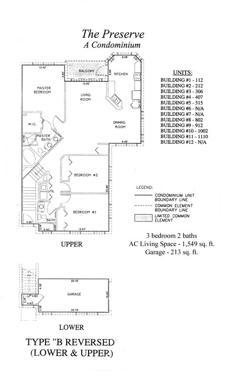 Floor Plans – The Preserve Townhomes