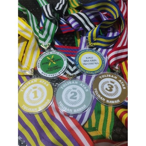 Jual Medali Custom Mendali Akrilik Insert Paper Wisuda Kelulusan