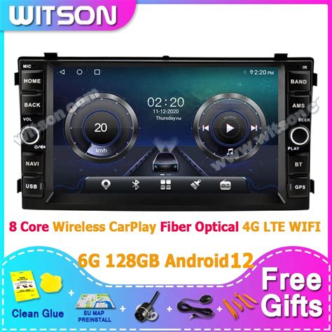 WITSON DSP 2Din Android 12 Radio Car Multimedia Player For Kia Ceed