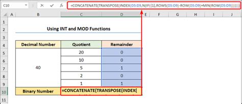 How To Convert Decimal To Binary In Excel 3 Quick Methods