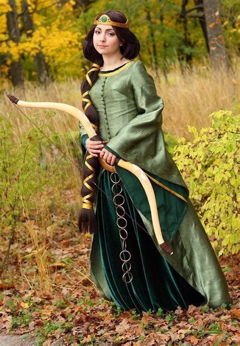 Queen Elinor cosplay dress inspired by Brave halloween costume | Etsy