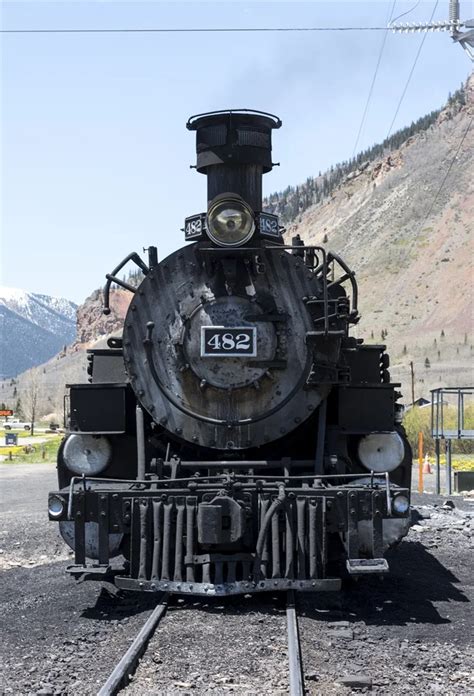 Laeacco Steam Train Front View Railway Baby Photo Backdrops Props Vinyl Customizable Photography ...