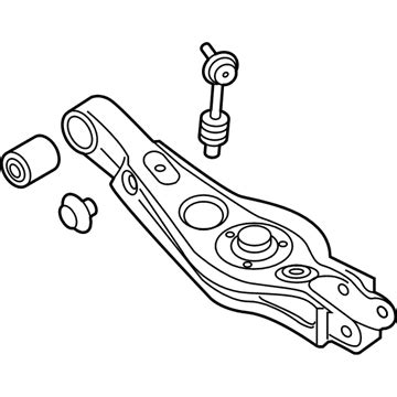 55211 S8050 Genuine Hyundai Arm Complete RR LWR RH