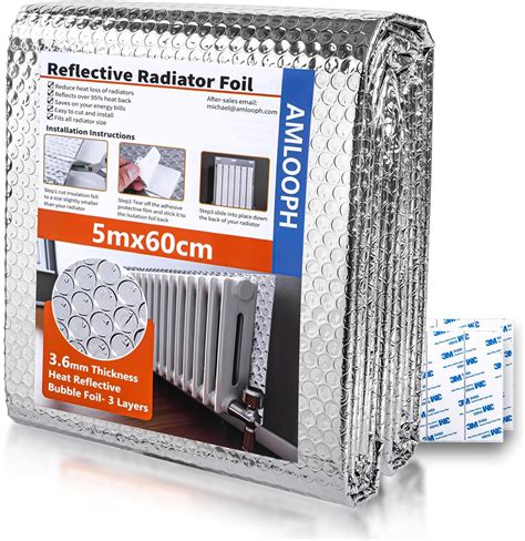 Amlooph Radiator Foil Reflector Panels Behind Radiator Reflector Foil