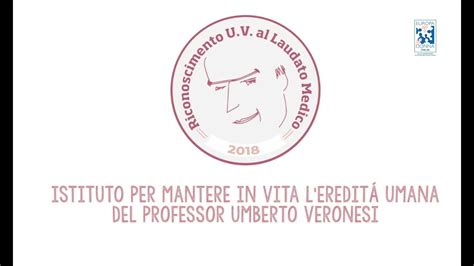 Cerimonia Di Assegnazione Del Riconoscimento U V Al Laudato Medico