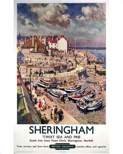 Prints Of Sheringham Br Poster Travel Posters Railway Posters