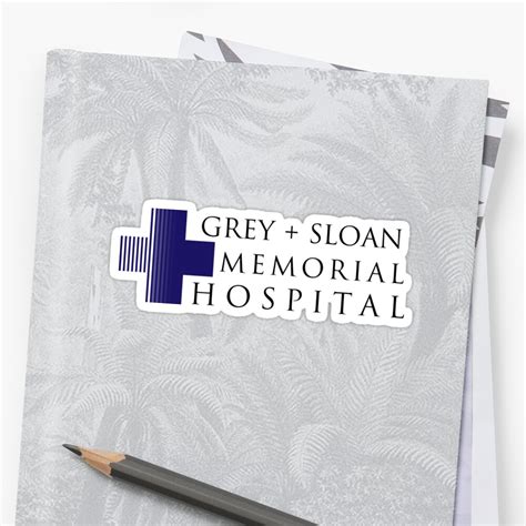 "Grey + Sloan Memorial Hospital" Sticker by fandemonium | Redbubble