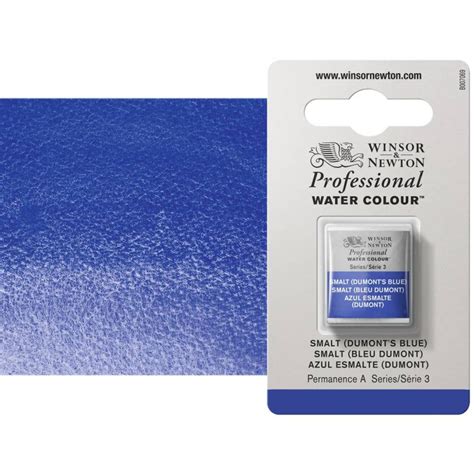 Winsor Newton Professional Watercolor Half Pan Smalt Jerry S Artarama