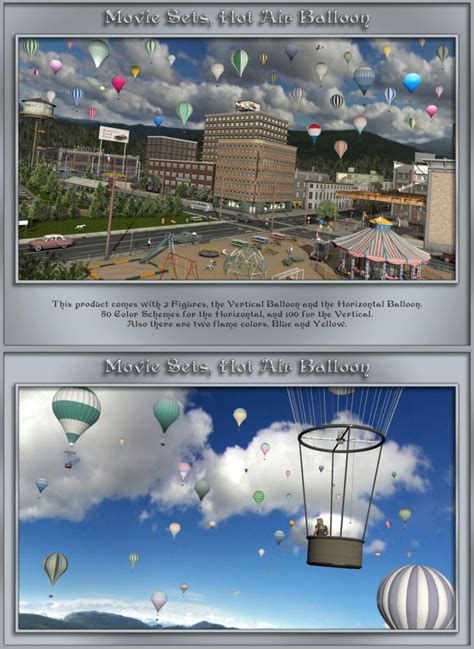 Movie Sets Hot Air Balloon Ez Render