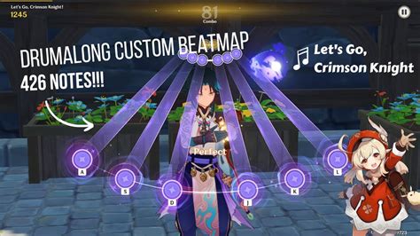 Drumalong Submission Event Let S Go Crimson Knight Custom Beatmap