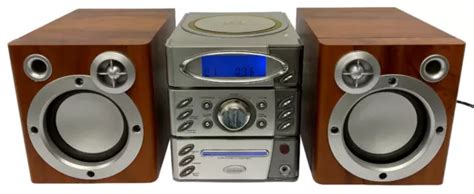 GOODMANS MICRO 1103 Music Component System Speakers CD Player Wood