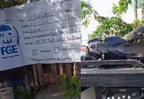 Operativo En Tierra Maya Catean Dos Casas Y Aseguran Piezas De Motos