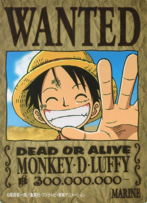 Luffy New Wanted Poster