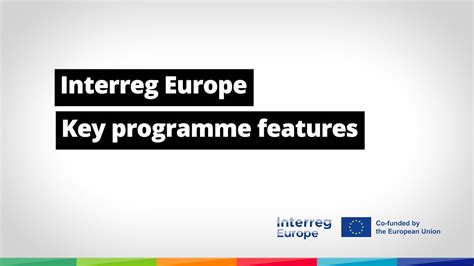 interreg europe key programme features youtube