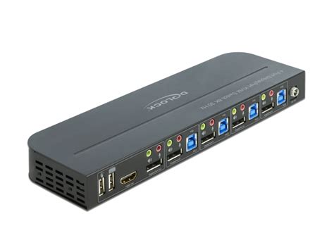 Delock Produkte 11484 Delock DisplayPort 1 4 KVM Switch 8K 30 Hz Mit