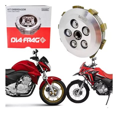 Kit Embreagem Completa Honda Cb R Xre Parcelamento Sem Juros