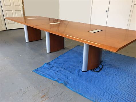 12ft Medium Cherry Conference Table By Nienkamper Conklin Office