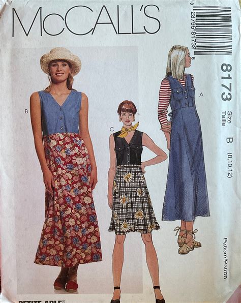 Mccall S 8173 Sewing Pattern Vintage UNCUT Etsy Skirt Patterns