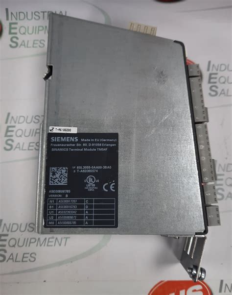 Siemens Sl Aa Ba Sinamics Terminal Module Fus Industrial