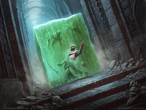 Gelatinous Cube MtG Art from Adventures in the Forgotten Realms Set by ...