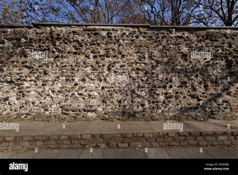 Part Of The Ancient Roman City Wall Cologne Stock Photo Alamy