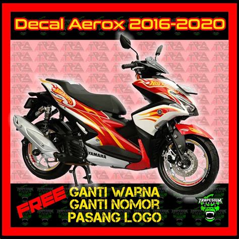 Jual DECAL YAMAHA AEROX CUSTOM Shopee Indonesia