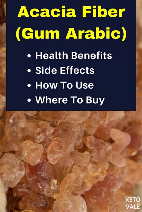 Top 8 Benefits of Acacia Fiber or Gum Arabic