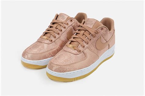 CLOT x Nike Air Force 1 “Rose Gold Silk”: Official Release Info