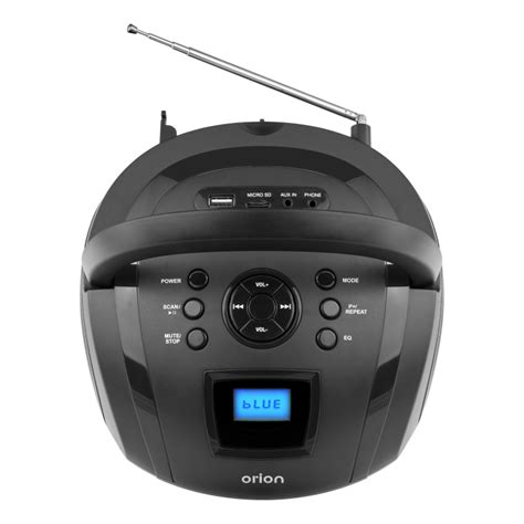 Orion Portable Boombox With Fm Radio And Bluetooth Incredible Connection