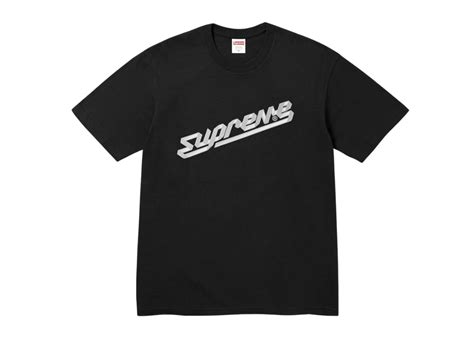 Sasom เสื้อผ้า Supreme Banner Tee Black Fw23 เช็คราคาล่าสุด