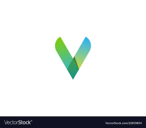 Letter V Logo Icon Design Royalty Free Vector Image