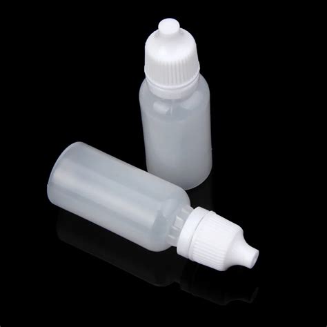 100 50 25PCS 15ml Empty Plastic Squeezable Dropper Bottles Eye Liquid