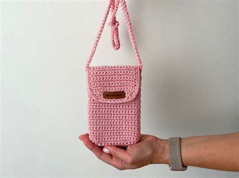 Crochet Crossbody Bag Pattern Diy Mini Purse And Mobile Phone Case