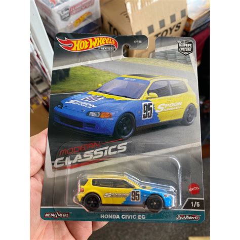 Hot Wheels Premium Car Culture Modern Classic Honda Civic Eg Spoon