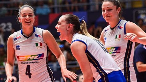 Italia USA Di Volley Femminile Al Torneo Preolimpico Dove Vederla In