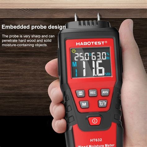 Habotest Ht Portable Multifunctional Digital Display Wood Moisture