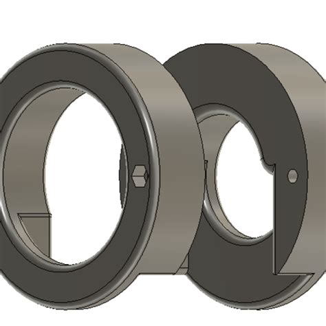 Download STL file SUPER COMFY BALL CLAMP (Nuts and Bolts Edition ...