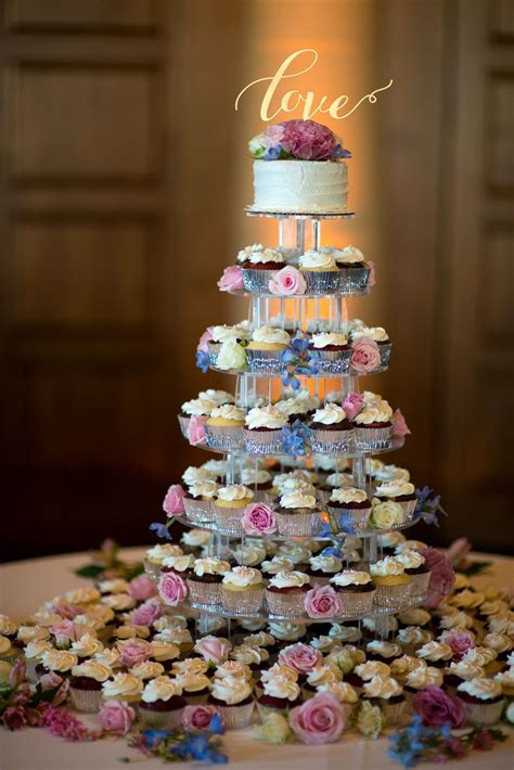 Amazing Floral Cupcake Tower Wedding Cake Cupcake Tower Wedding