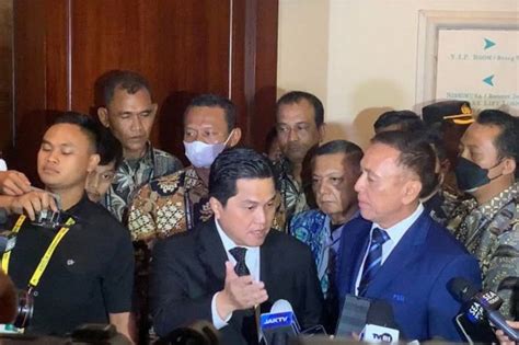 Erick Thohir Sebut Suporter Punya Peran Penting Dalam Kemajuan Sepak