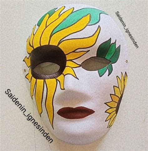 Kalıp Maske Boyama Mask Painting Cyberpunk Aesthetic Paper Mask Full