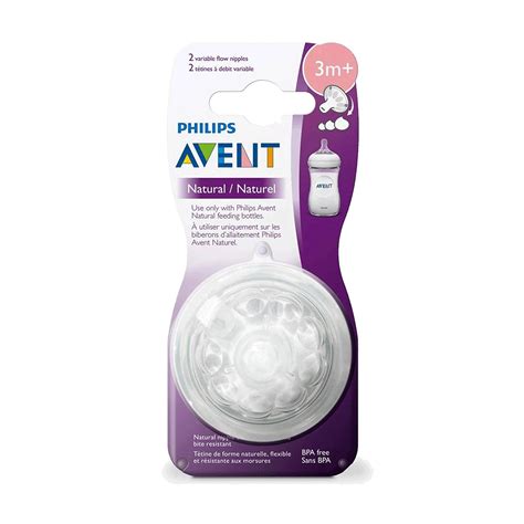 Philips Avent Pack Of 2 Natural Ii Teat 3m Funworld Pk