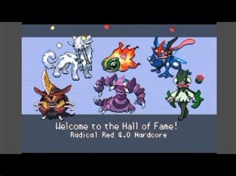 Pokemon Radical Red 4 0 Hardcore Mode Dark Monotype Elite 4 Champion