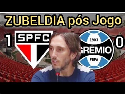 Coletiva P S S O Paulo X Gr Mio Zubeldia Fala Sobre A Vit Ria Youtube