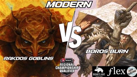 Rakdos Goblins VS Boros Burn MTG Modern YouTube