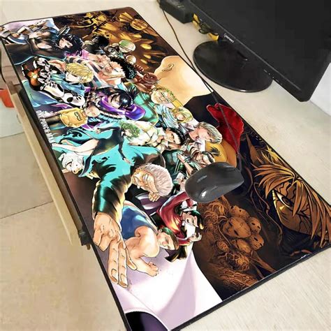 Xgz One Punch Man Anime Large Gaming Mouse Pad Waterproof Mouse Mat