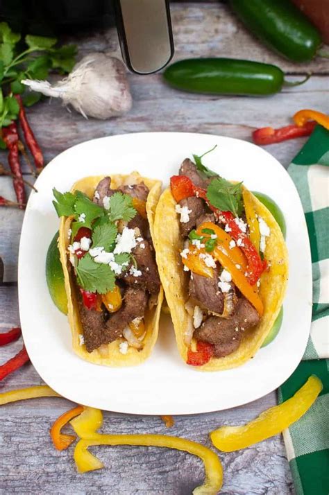 Air Fryer Fajitas With Steak Marathons Motivation