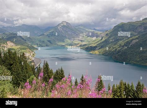 Lac De Roselends Hi Res Stock Photography And Images Alamy