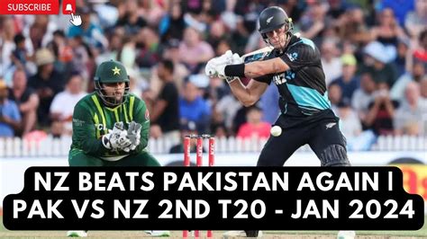 Pakistan Vs New Zealand Nd T Finn Allen Crushes Pakistan