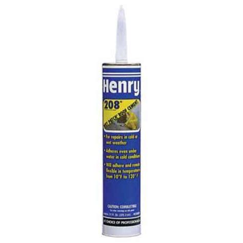 Henry 208 004 Plastic Roof Cement 10 1 Oz